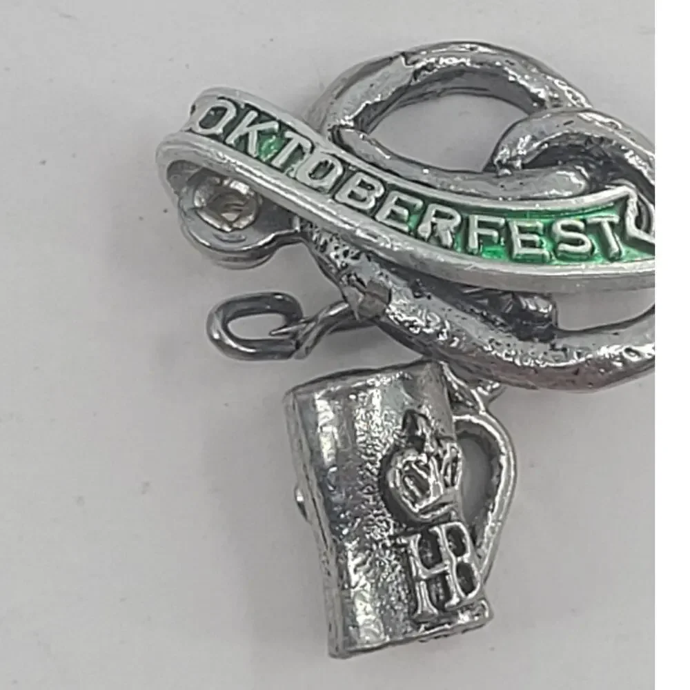 Vintage German Oktoberfest Hat Pin Lot Edelweiss Bavaria Beer Stein Nostalgia